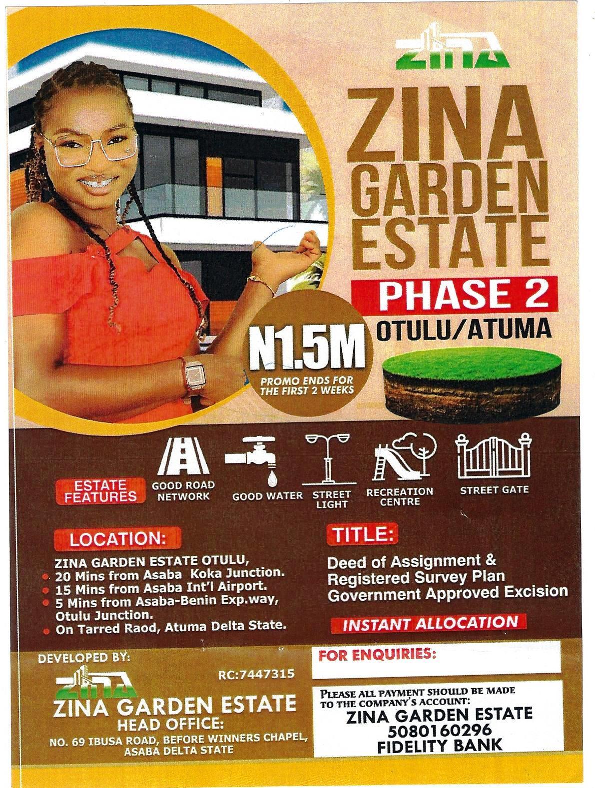 Zina Garden Estate Phase 2